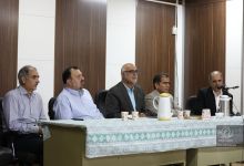 مراسم تكريم آقاي دكتر عامريان و معارفه آقاي دكتر درخشان به عنوان  رئيس دانشكده كشاورزي